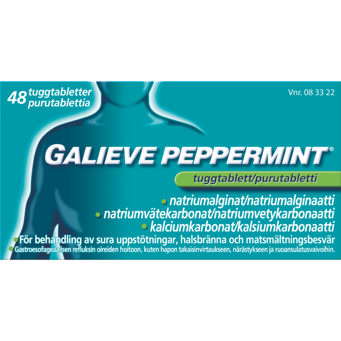 GALIEVE PEPPERMINT 250/133,5/80 mg purutabl 48 fol bild 11