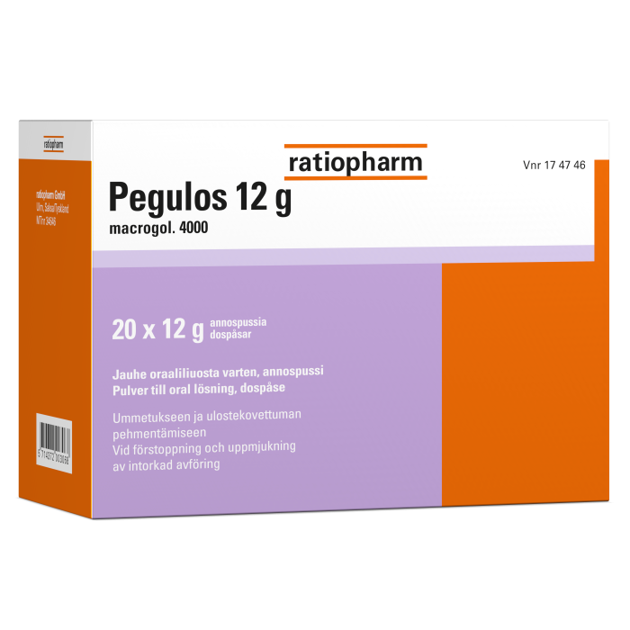 PEGULOS 12 g jauhe oraaliliuosta varten, annospussi 20x12 g bild 2