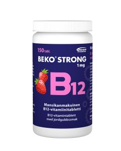 BEKO STRONG B12 1MG MANSIKKA 150 PURUTABL