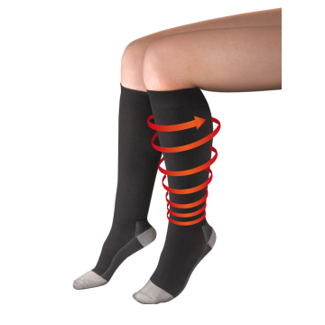 URIEL Lentosukka, Antibakt. 43-46 [397] Hopeakuitu 1 pari