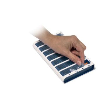 Schine Pill Box L lääkeannostelija suomenk. sininen 1 kpl