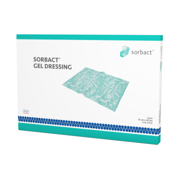 Sorbact Gel Compress 15 cm x 20 cm (98180) 5 kpl