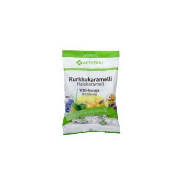 APTEEKKI Kurkkukaramelli Yrtti-hunaja