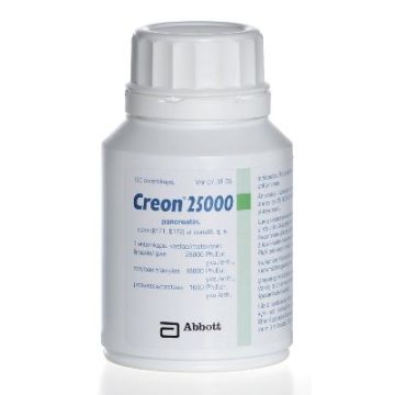 CREON 25 000 enterokapseli, kova 100 kpl