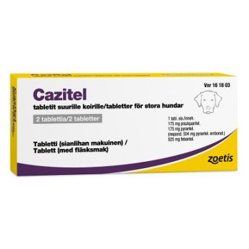 CAZITEL tabletti 175 mg / 504 mg / 525 mg 2 fol