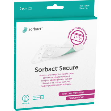 Sorbact Secure 8cm x 10cm CE 98148 5 kpl