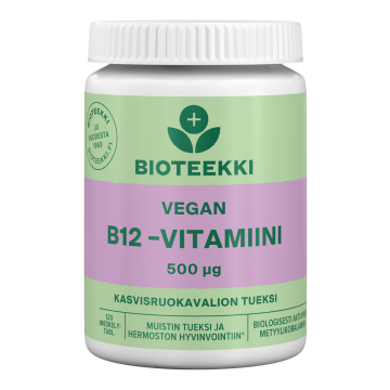 OmniVegan B12-vitamiini 500 mikrog. 120 tabl