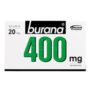 BURANA 400 mg tabl, kalvopääll 20 fol