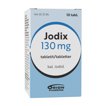 JODIX 130 mg tabl 10 kpl
