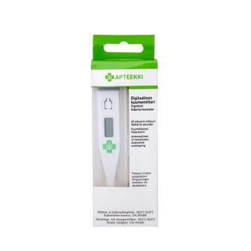 APTEEKKI Digitaalinen kuumemittari displayssa