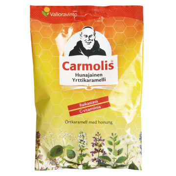 Carmolis Hunaja Kurkkukaramelli