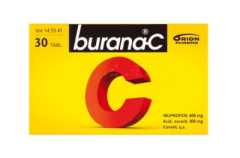 BURANA-C 400/300 mg tabl, kalvopääll 30 fol