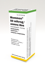MOMMOX 50 mikrog/annos nenäsumute, susp 140 annosta