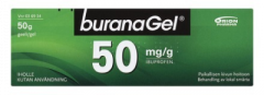 BURANAGEL 50 mg/g geeli 50 g