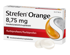 STREFEN ORANGE 8,75 mg imeskelytabl 16 fol