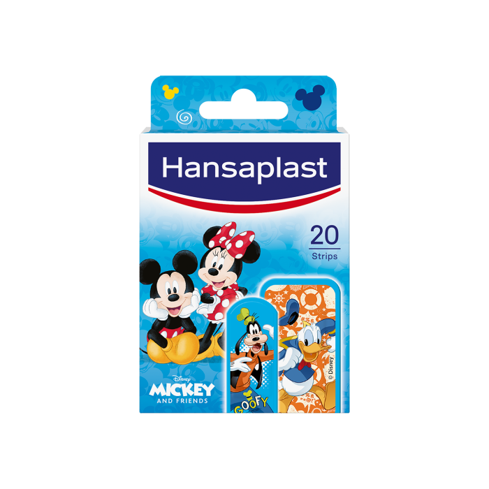 beiersdorf_48614_MICKEY_FRIENDS_20_STRIPS_ASS_Hansaplast_Nordic_front_65bd4e69_7d13_44fe_af12_2e1071024da9